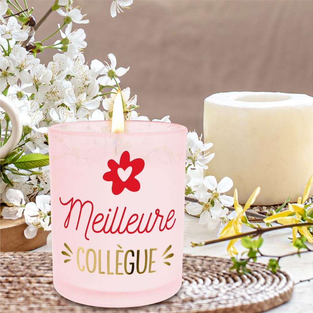 Bougie meilleure collègue