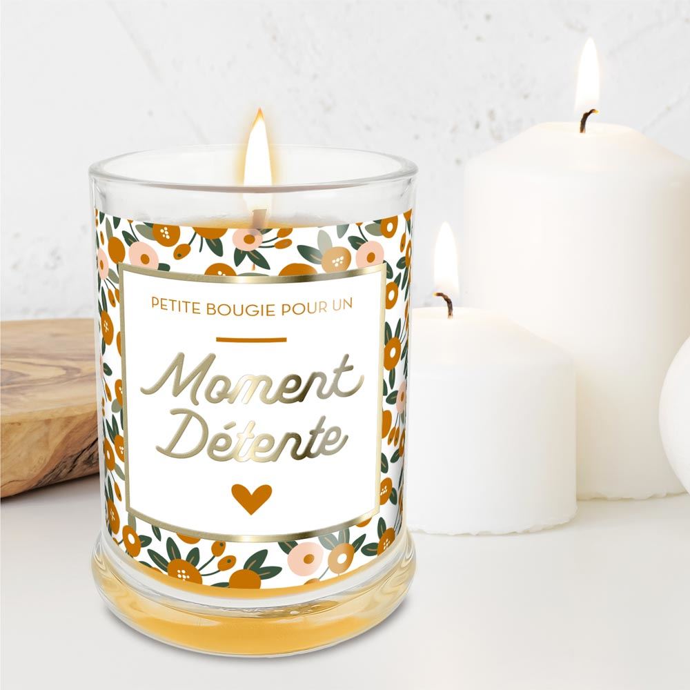Bougie "Moment détente" senteur Vanille