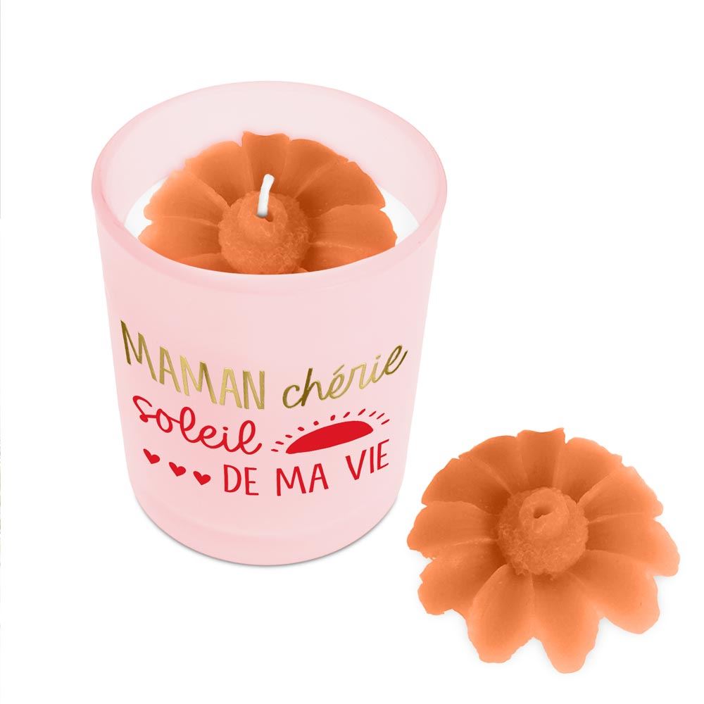 Bougie maman chérie soleil de ma vie