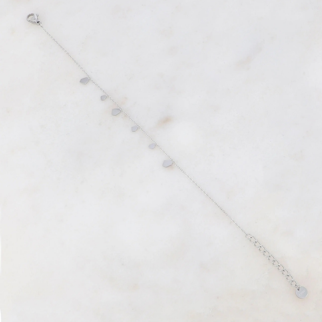 Bracelet fin à pampilles géométriques – Doré ou argenté