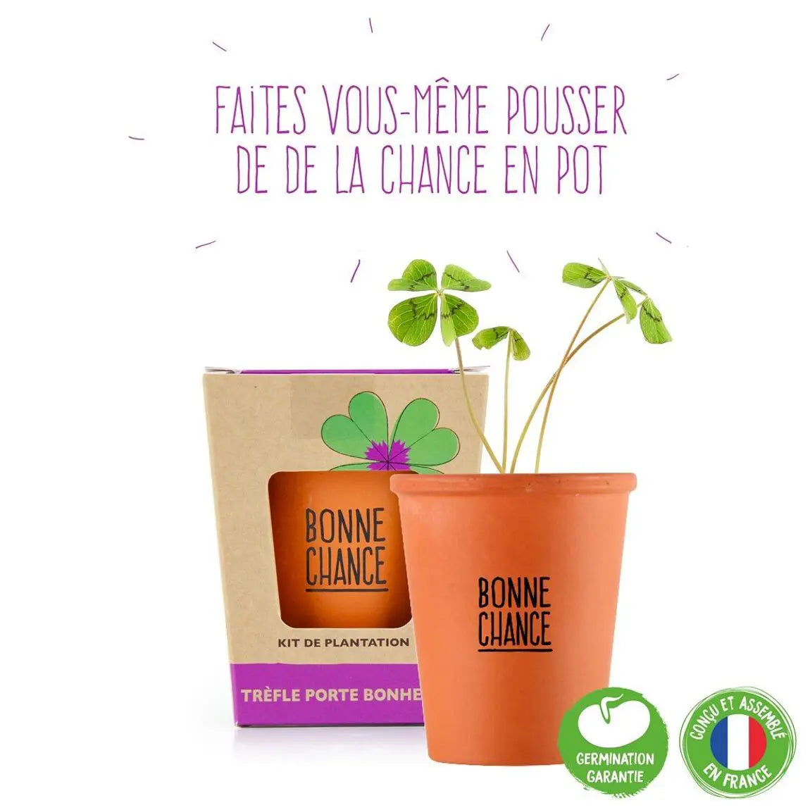 Kit de plantation treffles - Bonne chance