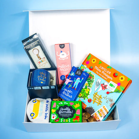 Coffret cadeau famille à composer soi-même en ligne
