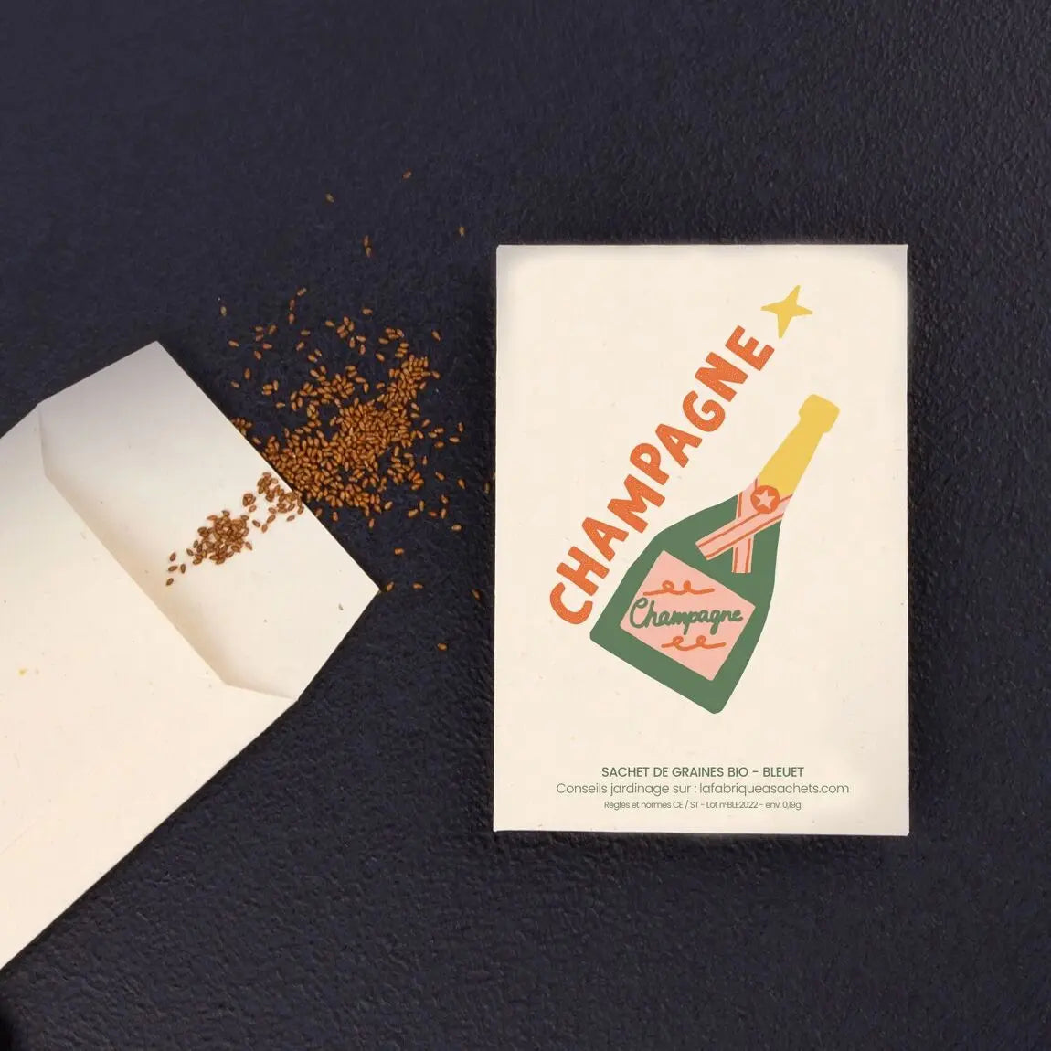 Champagne - Sachet de graines à planter