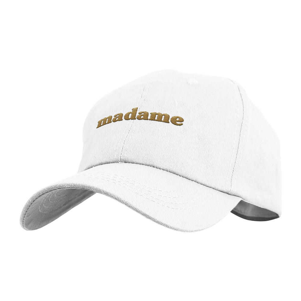 Casquette brodée "Madame" 100% coton