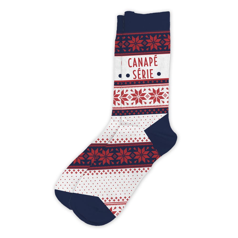 Chaussettes d'hiver de Noël "Canapé Série" pour femme (36-42)