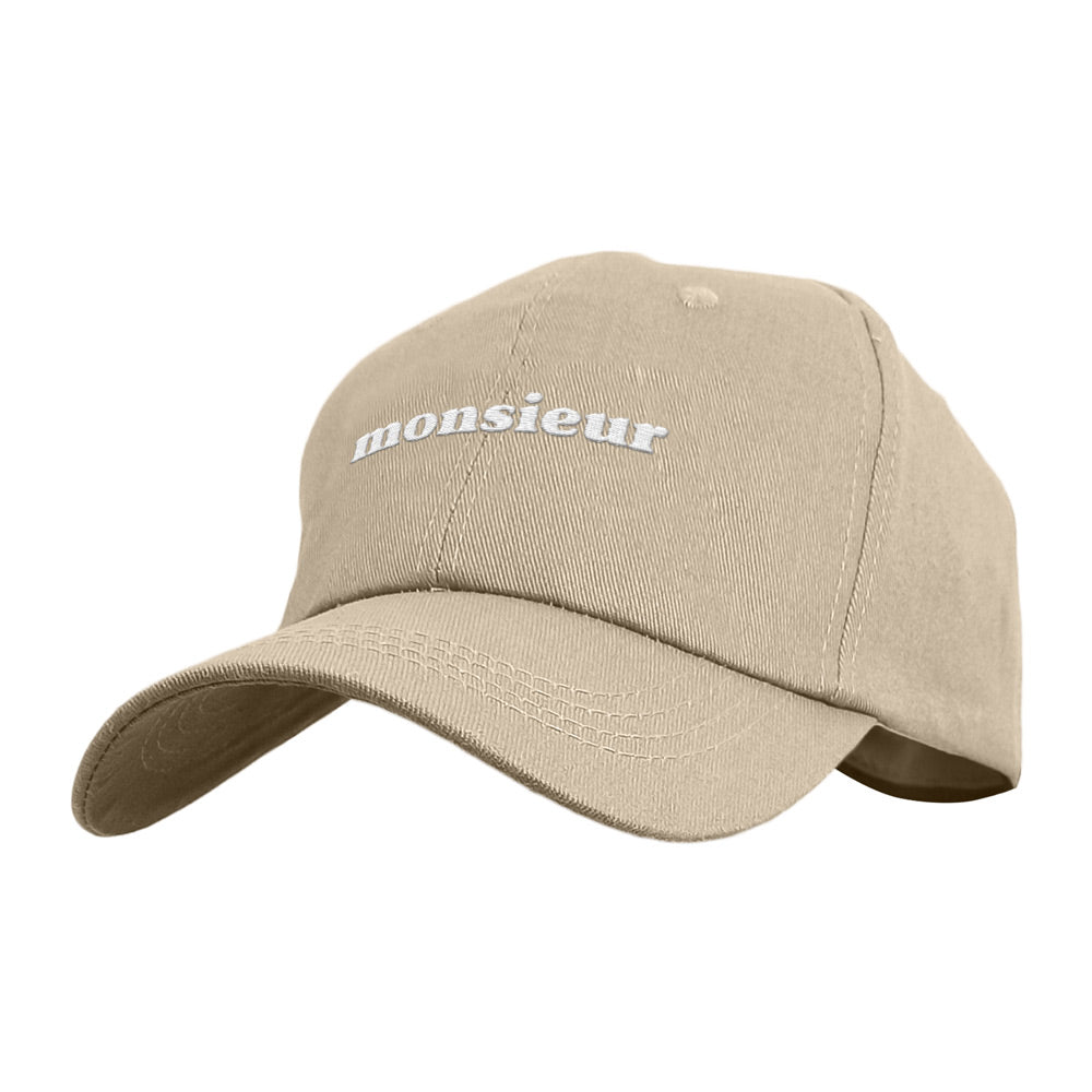 Casquette brodée "Monsieur" 100% coton