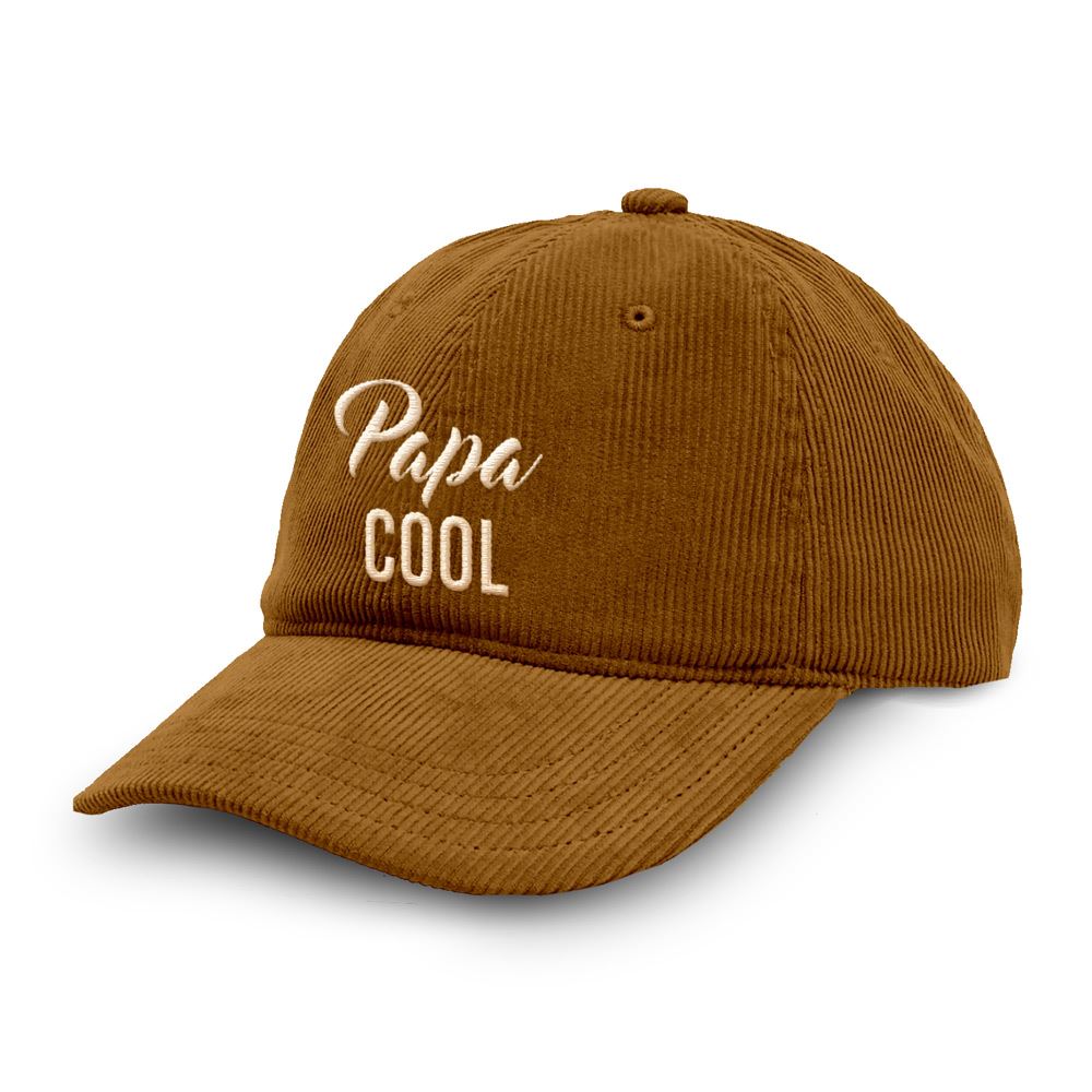 Casquette velours "Papa cool"