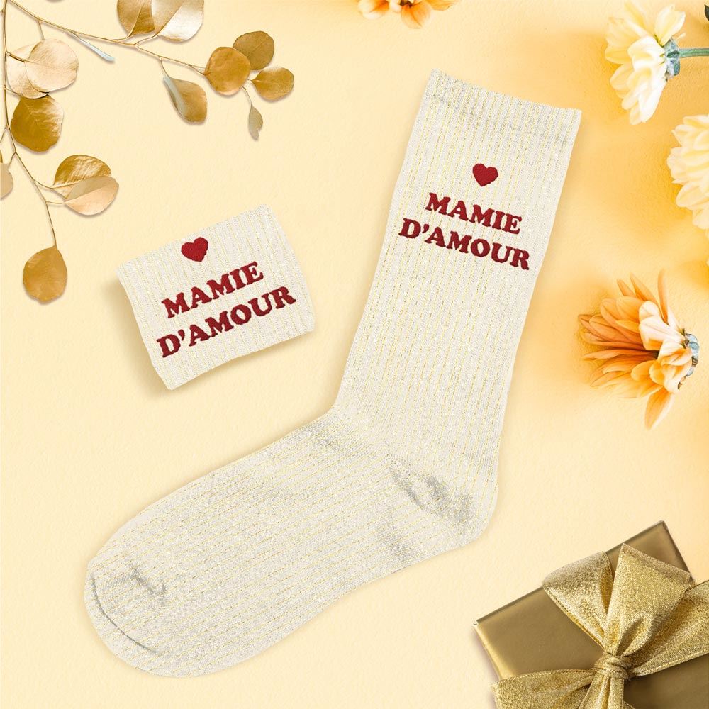 Chaussettes "Mamie d'amour"