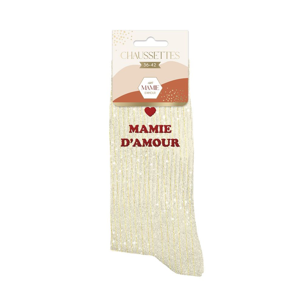 Chaussettes "Mamie d'amour"