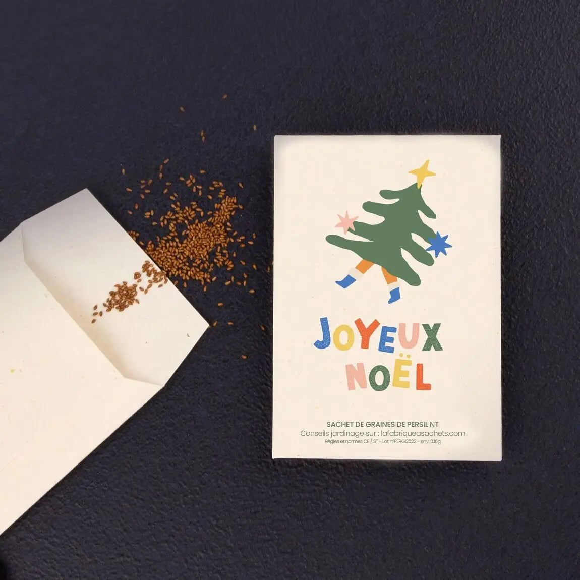 Joyeux Noël - Sachet de graines à planter