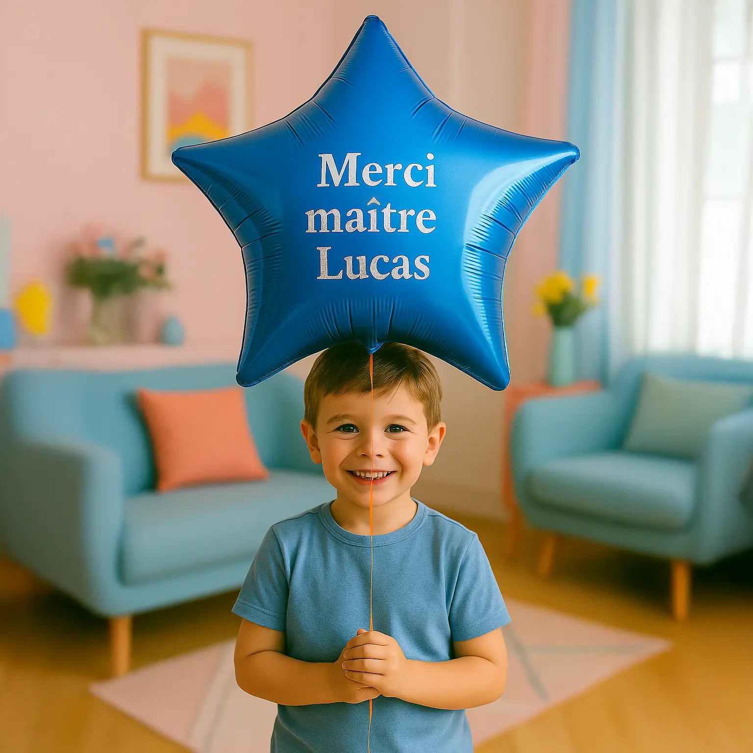 Box ballon hélium remerciement