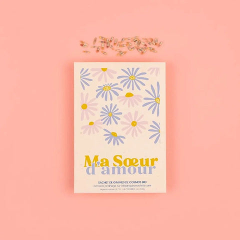 Ma soeur d’amour - Sachet de graines à planter