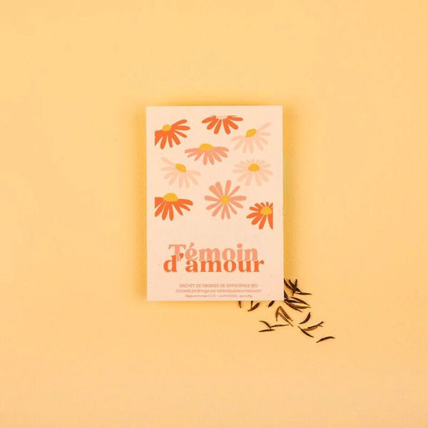 Témoin d'amour - Sachet de graines à planter