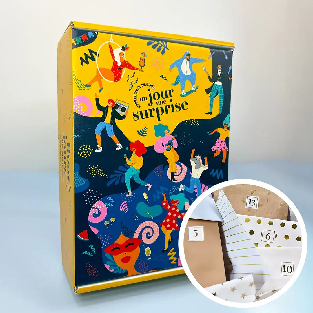 Box "Fiesta de joie" avec 1 cadeau par jour