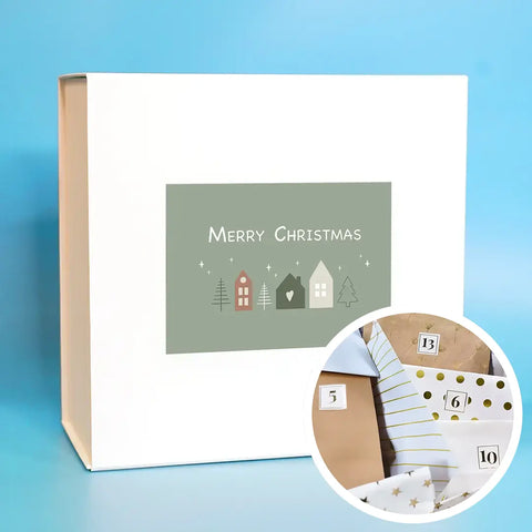 Box "Merry Christmas" avec 1 cadeau par jour