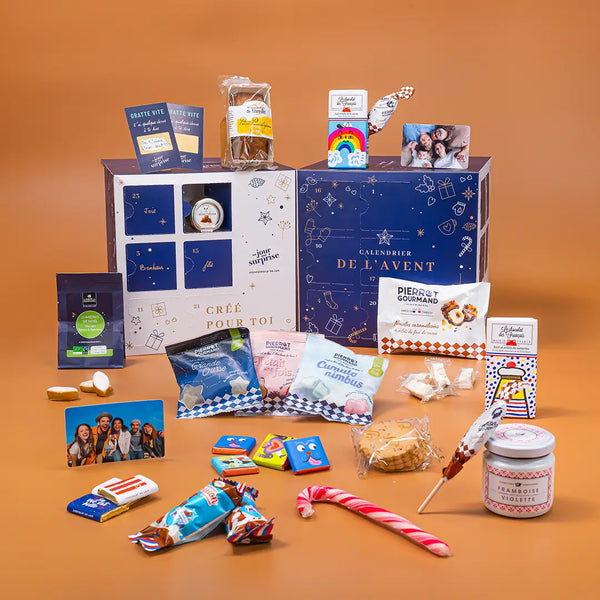 Calendrier De L'Avent Vide 2025 - 24 Jours - Boîtes Cadeaux à Remplir