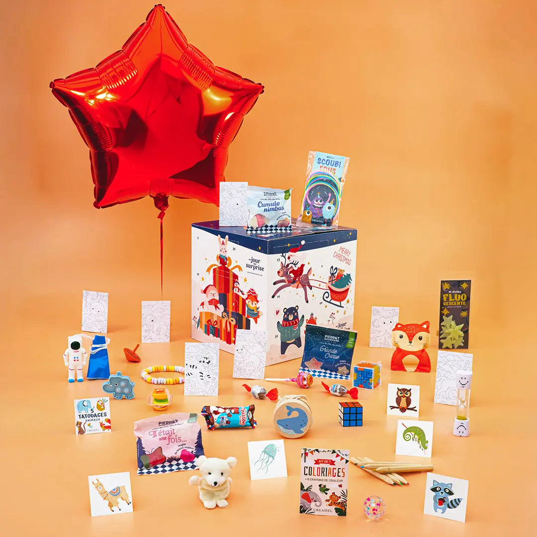 Calendrier de l'avent enfant à personnaliser en ligne