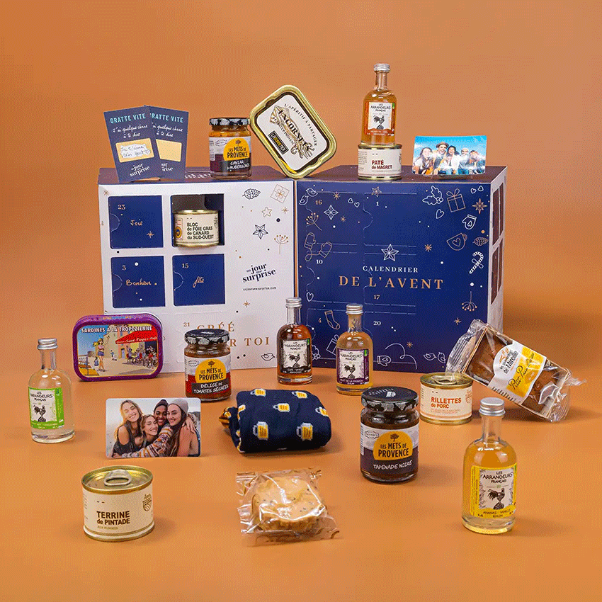 Calendrier de l’avent personnalisé : 24 surprises au choix