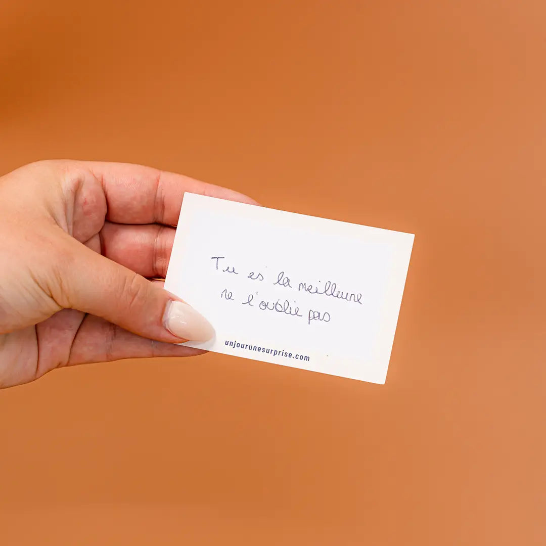 Carte cadeau : un message par jour