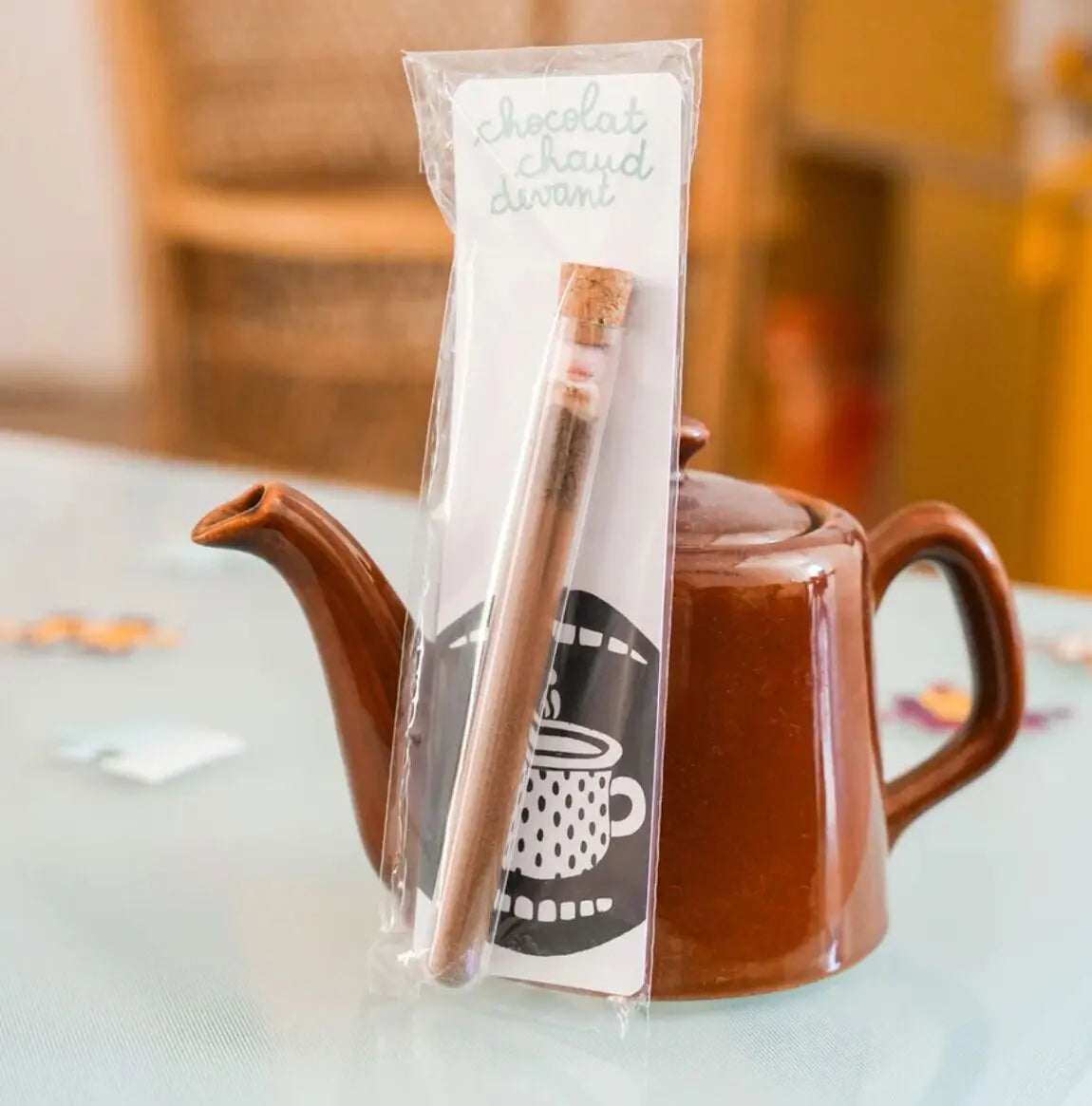 Fiole de préparation de chocolat chaud