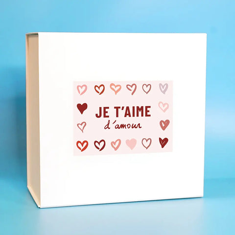 Box couple "Je t'aime d'amour"