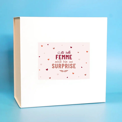 Box Femme "Cette belle femme mérite bien une surprise"
