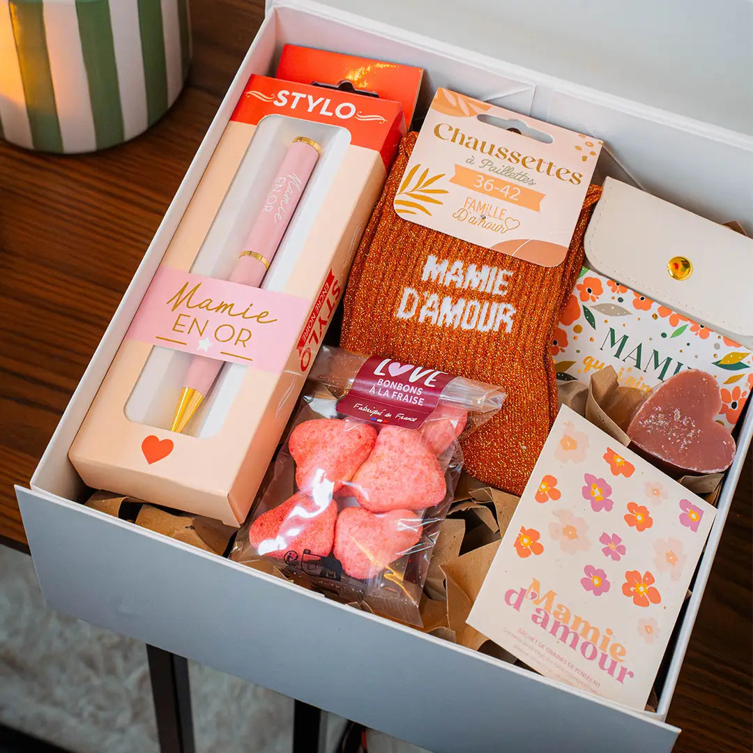 Coffret cadeau mamie à composer soi-même en ligne