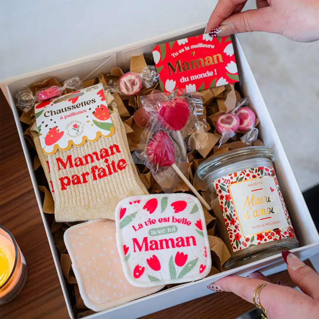 Coffret cadeau maman à composer soi-même en ligne