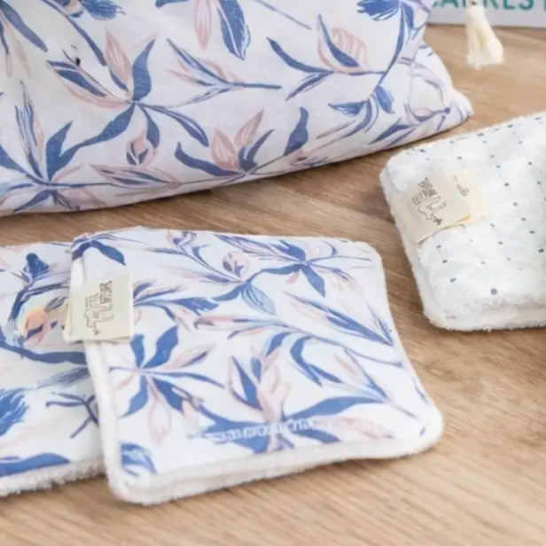 1 carré démaquillant lavable – Motifs tendance