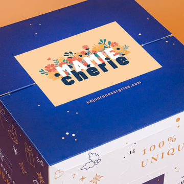 Calendrier de l'avent cube Mamie à personnaliser