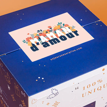 Calendrier de l'avent cube Maman à personnaliser