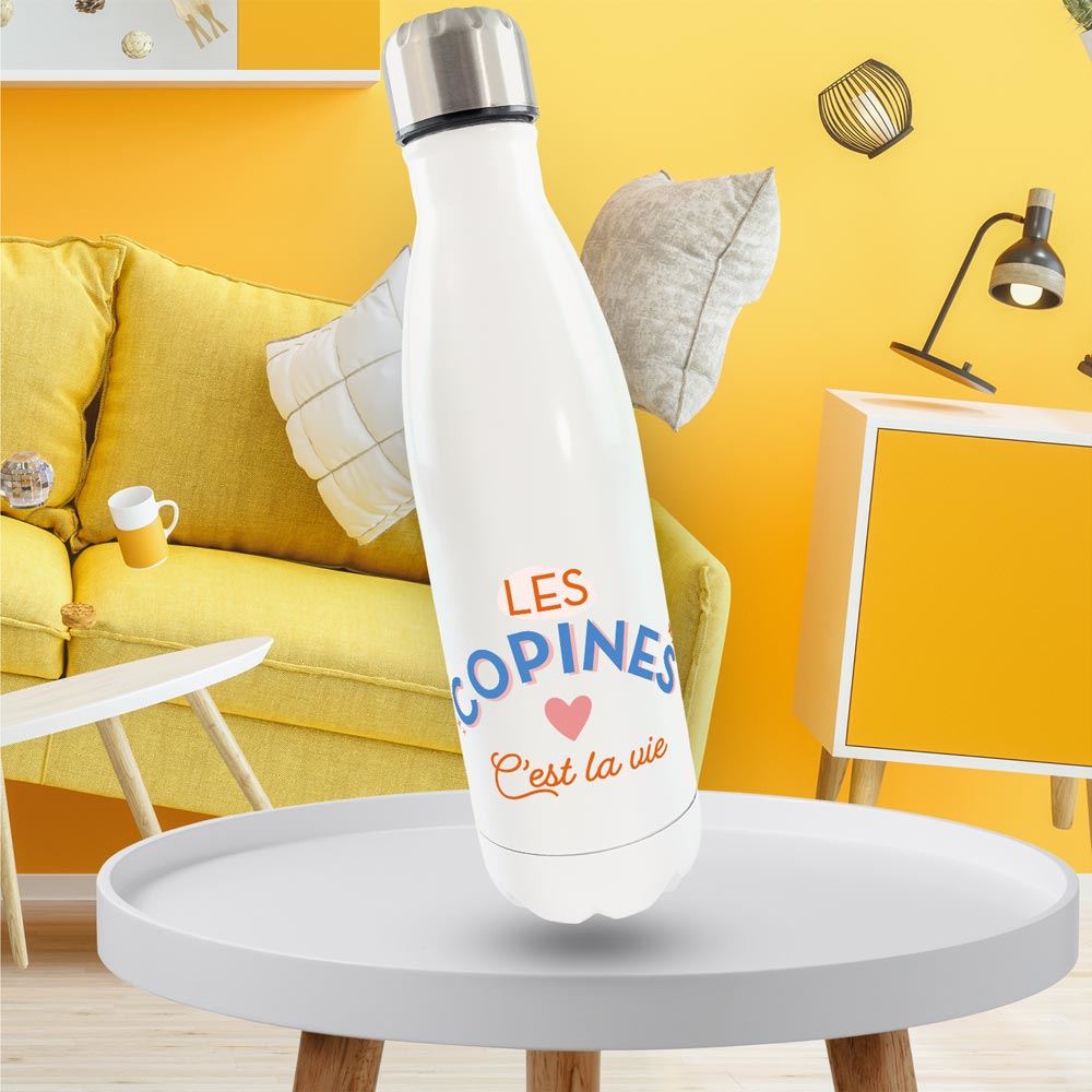 Gourde isotherme "Les copines c'est la vie"