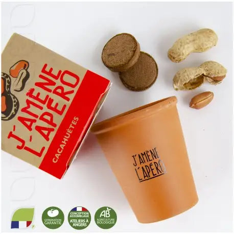 Kit de plantation de cacahuètes j'amène l'apéro