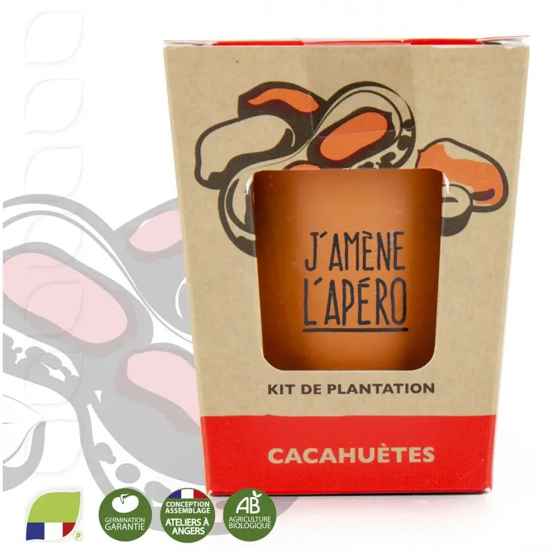 Kit de plantation de cacahuètes j'amène l'apéro