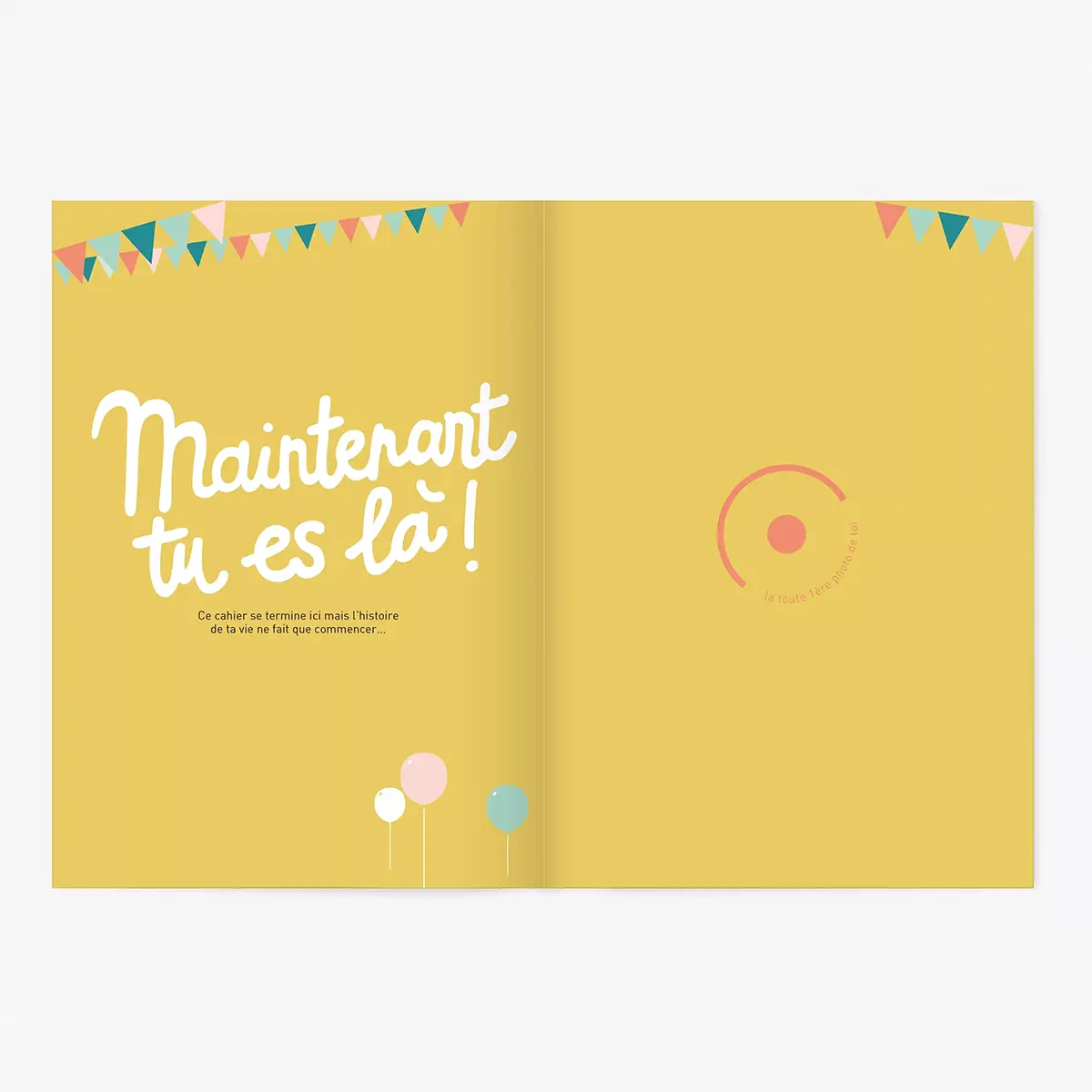 Cahier de grossesse "9 mois à t’attendre" - cadeau future maman