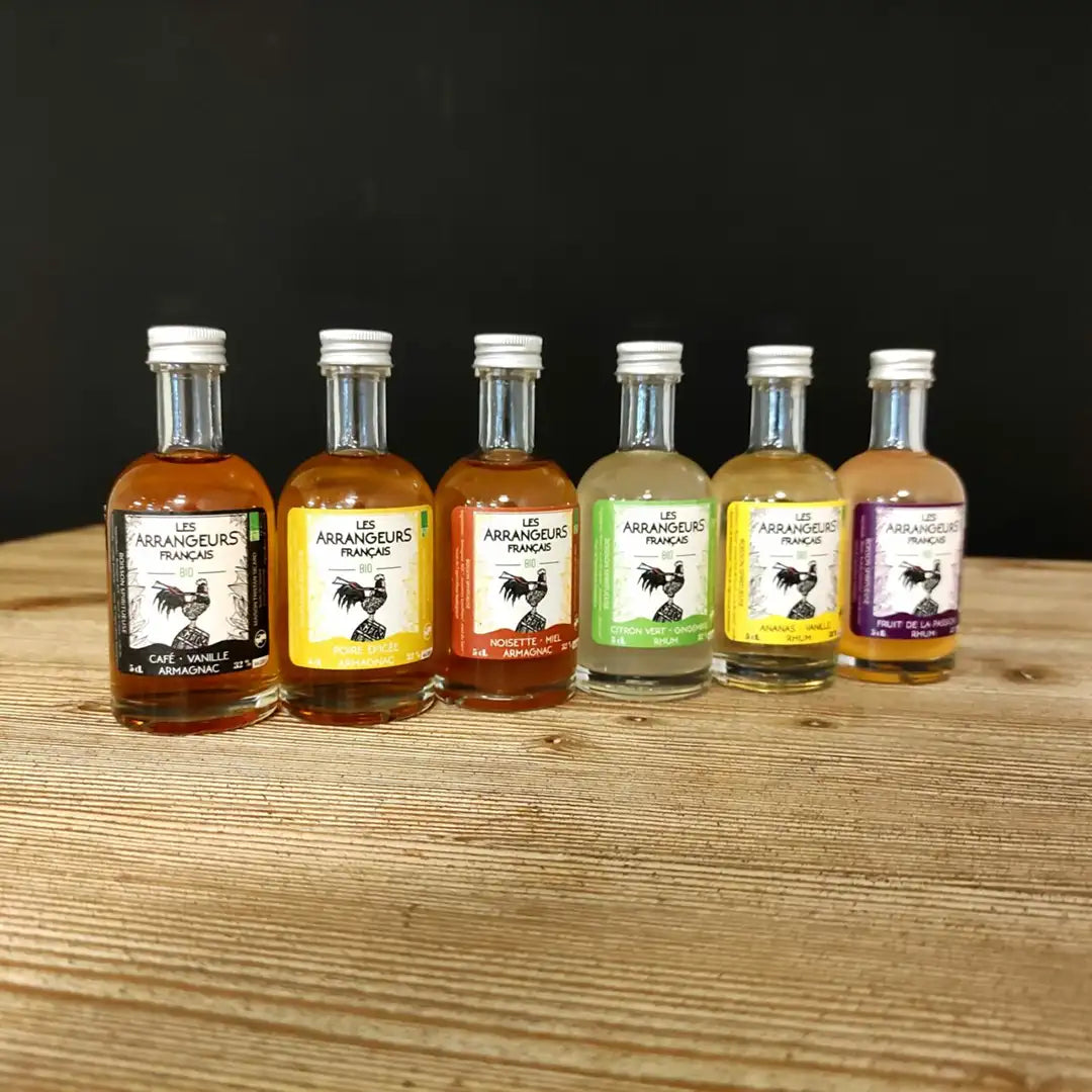 Mignonnette de rhum ou d'armagnac arrangé