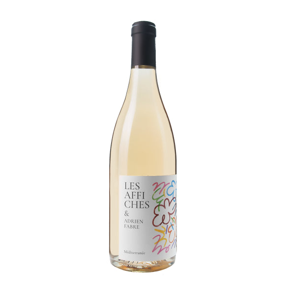 Bouteille de vin rosé de la méditerranée - Adrien Fabre