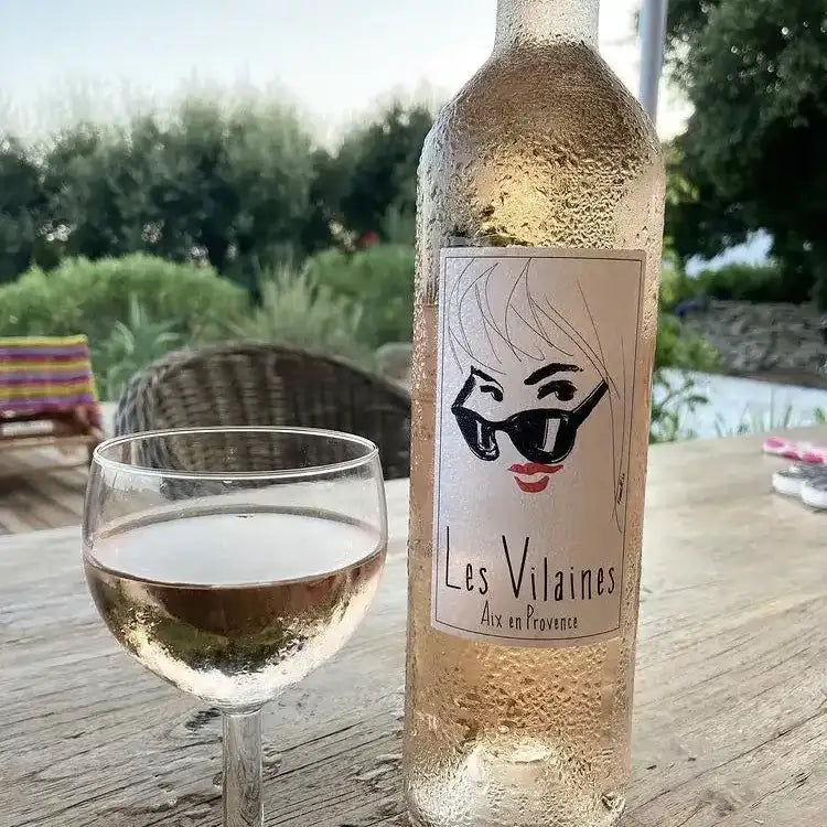 Bouteille de vin les vilaines - rosé coteaux d'Aix en Provence