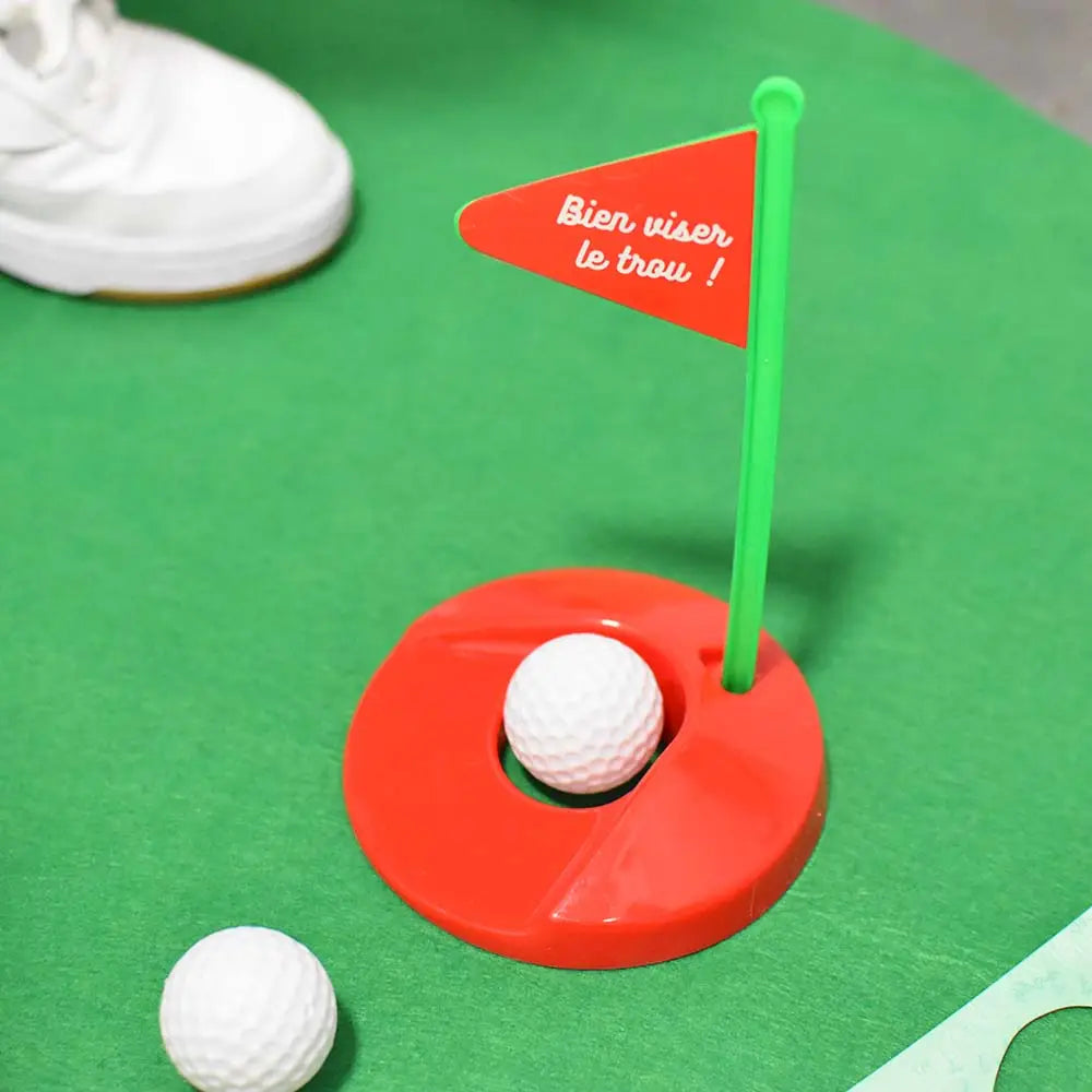 Jeu de mini-golf pour toilettes