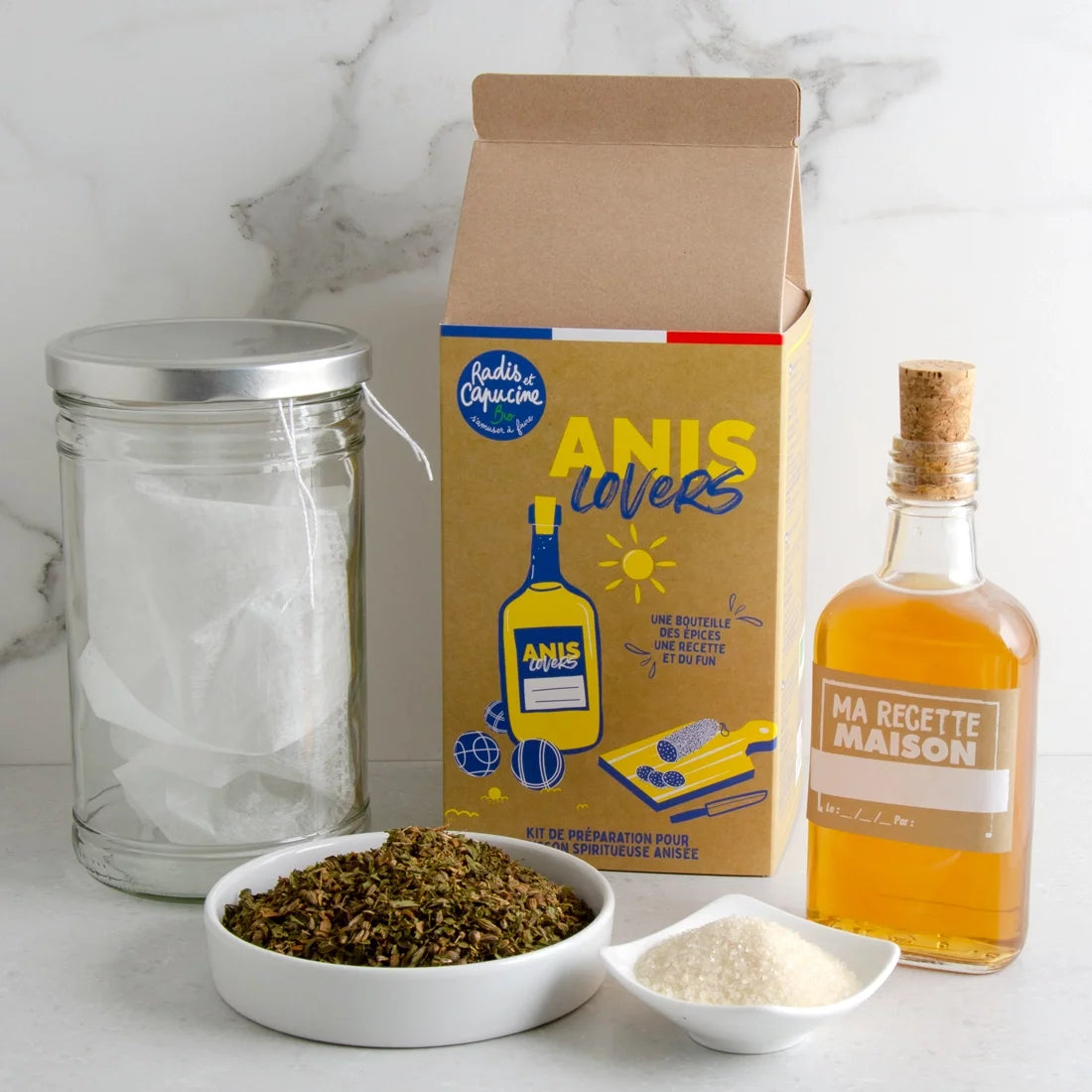 Kit de fabrication DIY pastis - anis lover bio