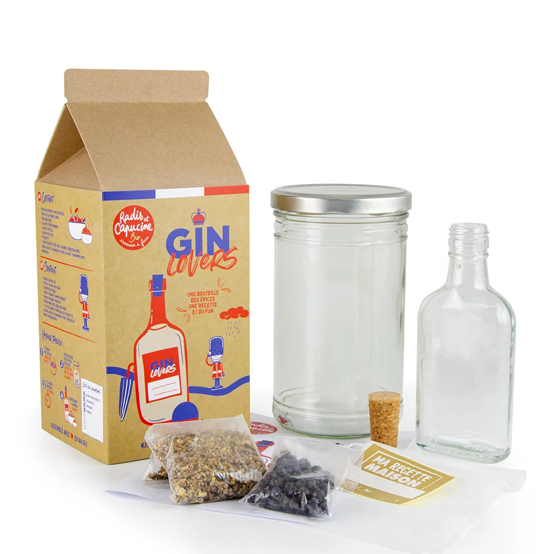 Kit de fabrication DIY de gin - gin lovers