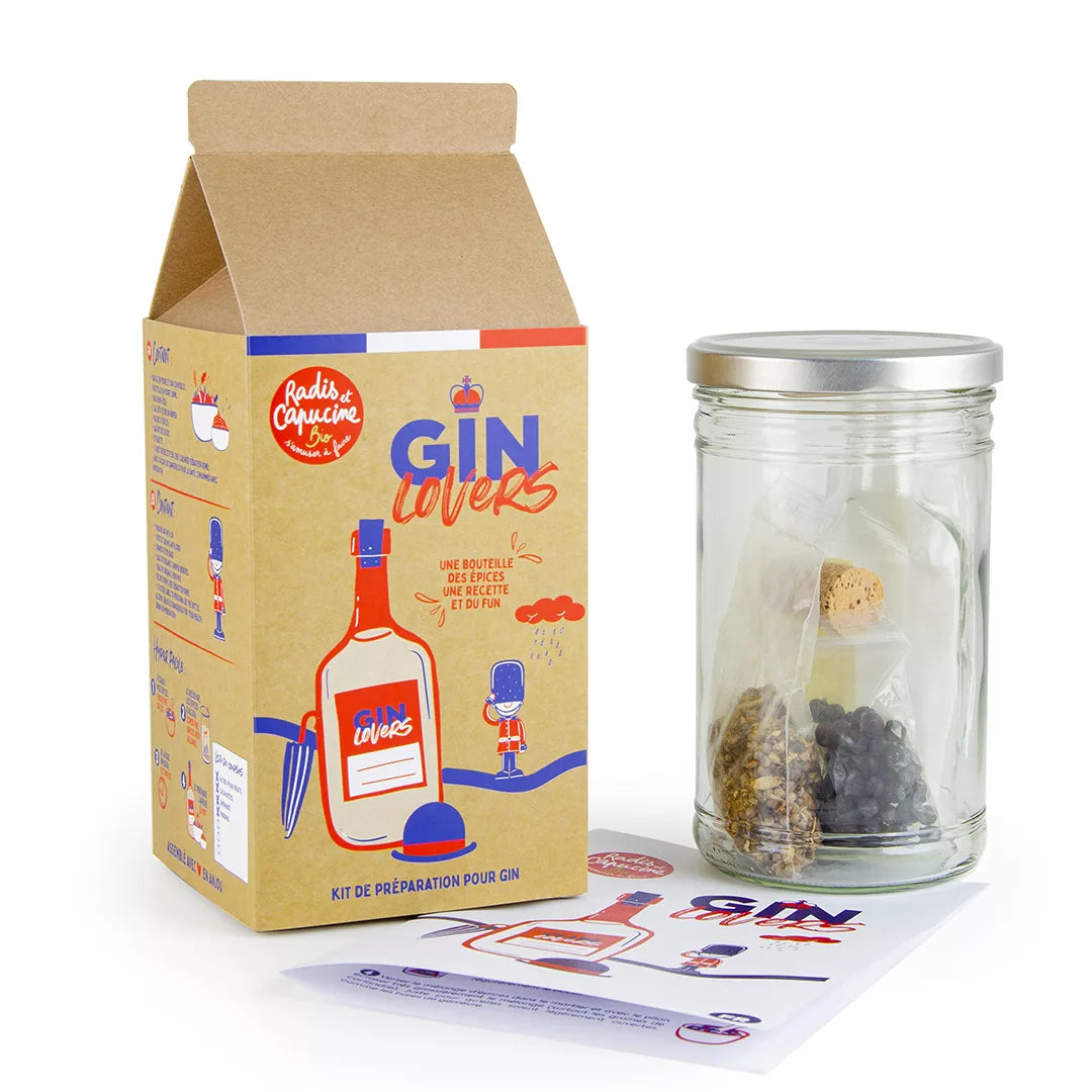 Kit de fabrication DIY de gin - gin lovers