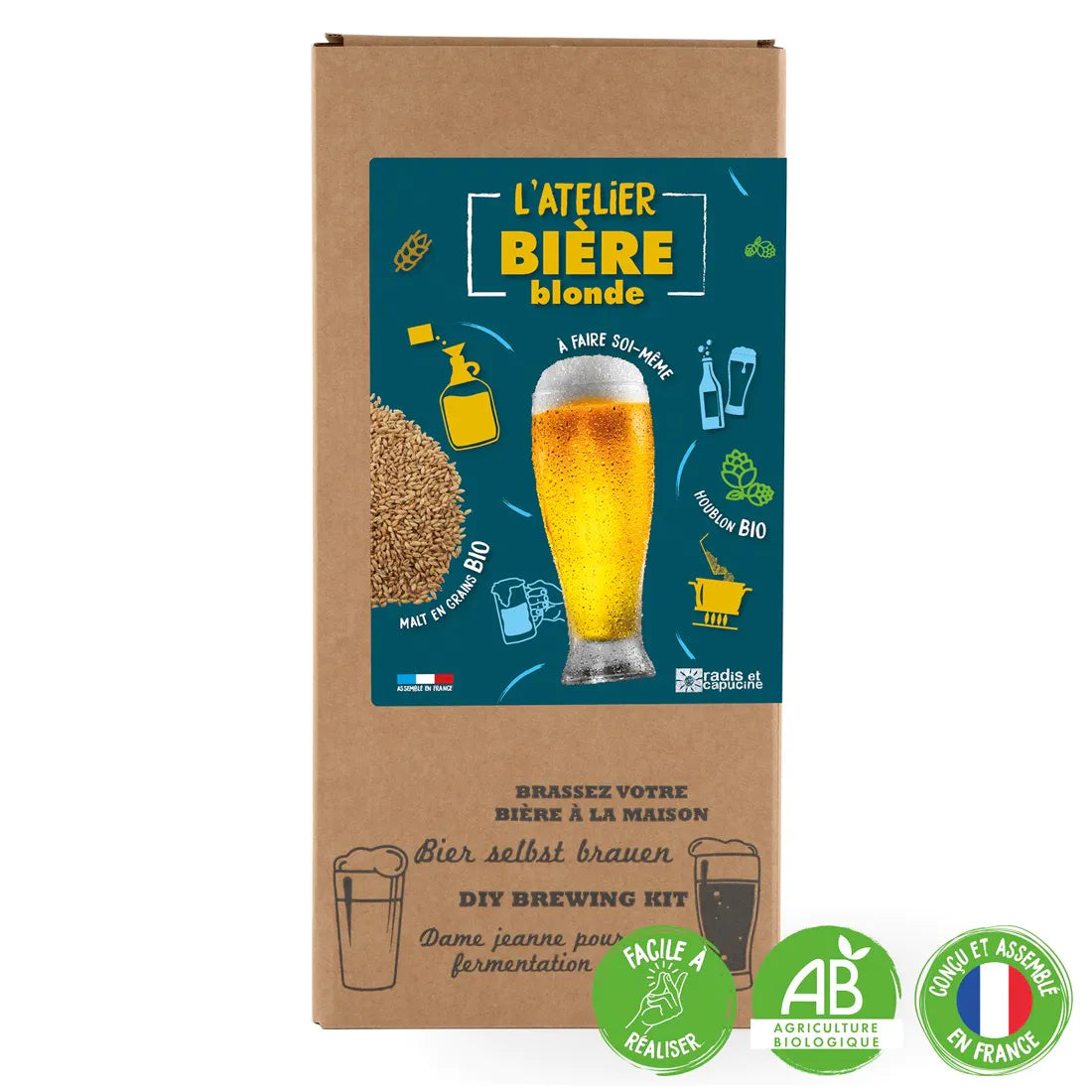 Kit de brassage pour bière blonde