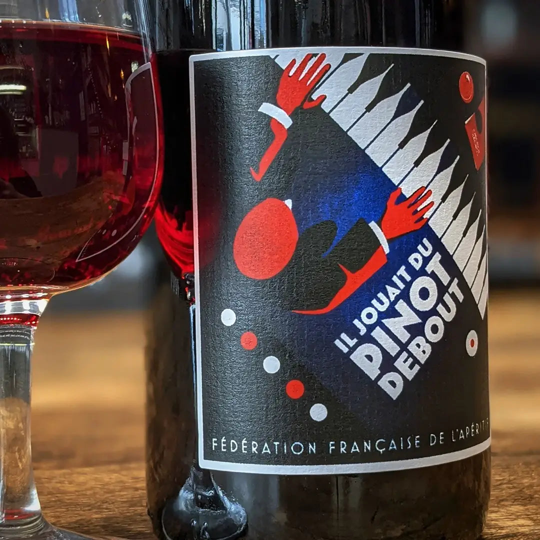 Bouteille de vin bio "Il jouait du pinot debout" - pinot Noir