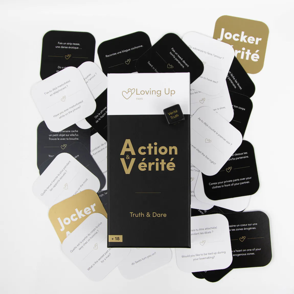 Jeu pour couple adulte "Action & Vérité"