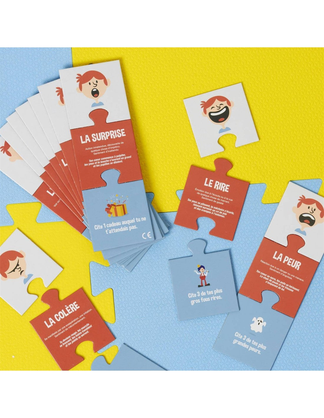Jeux de puzzle éducatif  Je Comprends les emotions Montessori