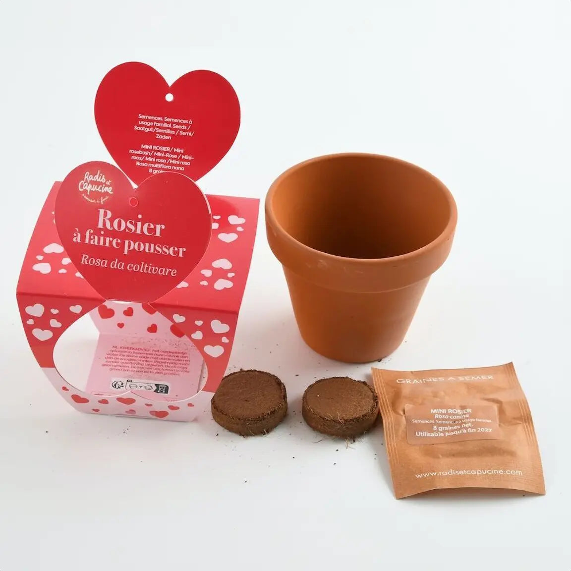 Kit de plantation Rosier - Amour