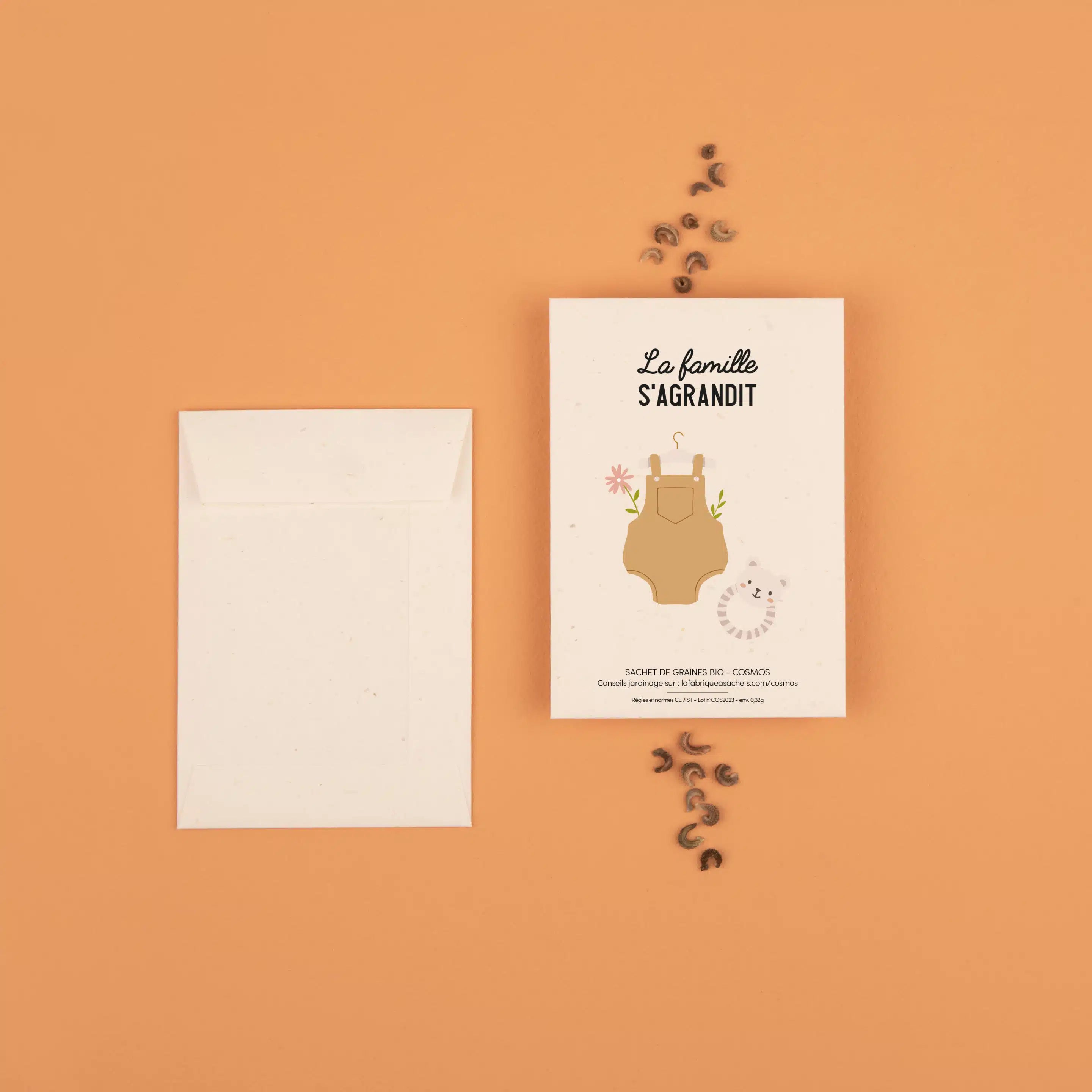 La famille s'agrandit - Sachet de graines à planter