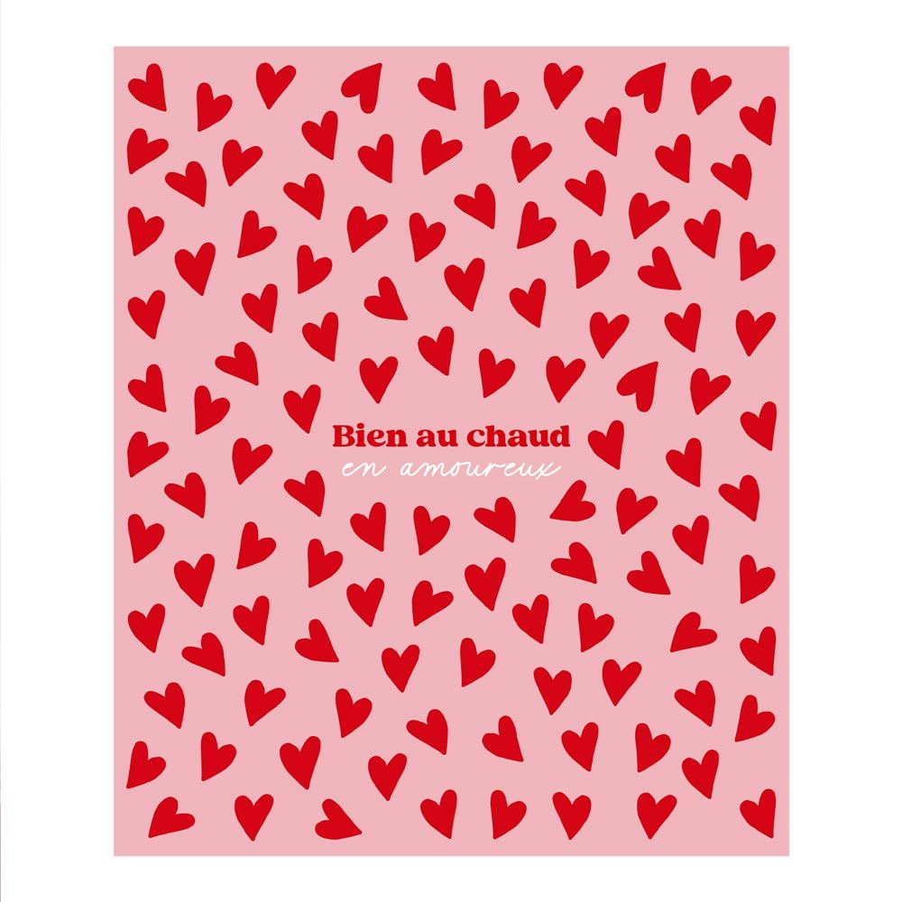 Plaid "Bien au chaud en amoureux"