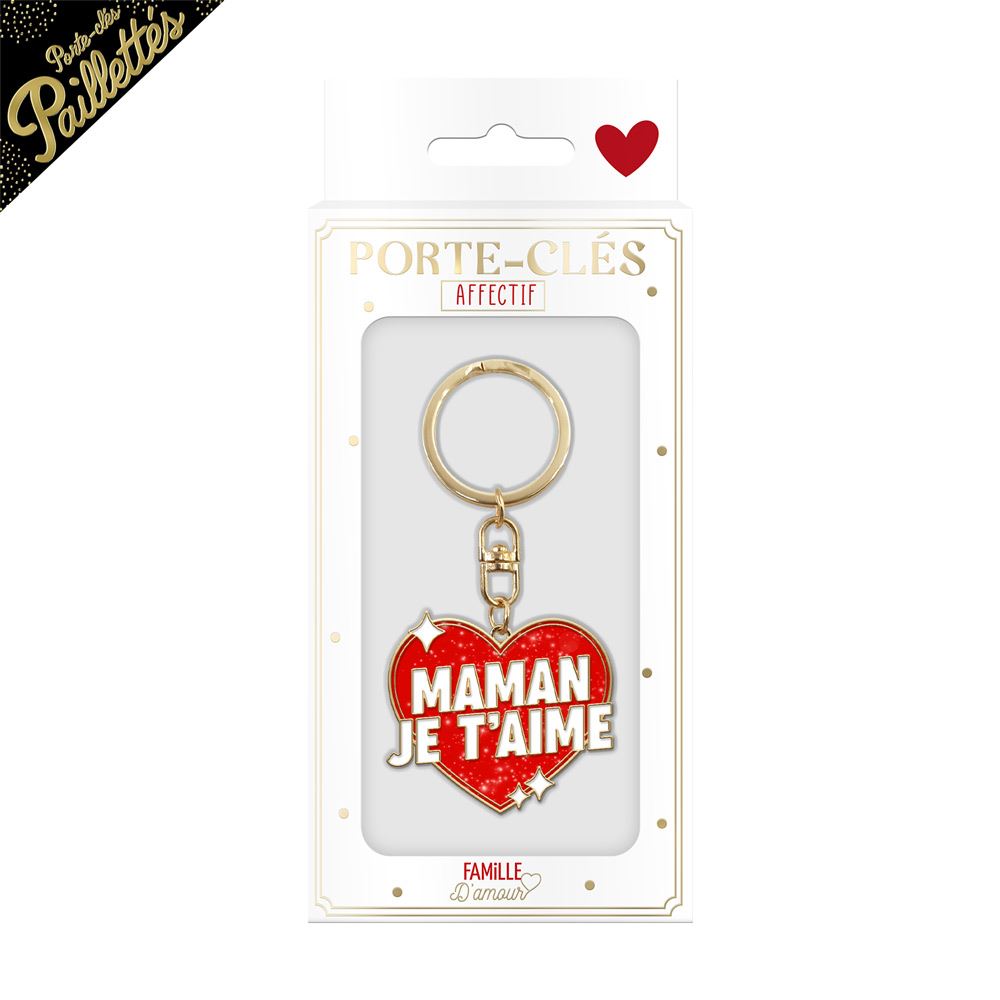 Porte clés maman je t'aime